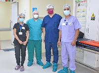 Equipo de médicos de la ABEN y anesteciologos 